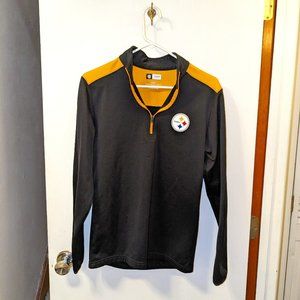 Pittsburgh Steelers Men’s Small Quarter Zip Pullover NFL Team Apparel